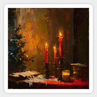 Explore Creative Joy: Holiday Art, Christmas Paintings and Unique Designs for the Season Magnet